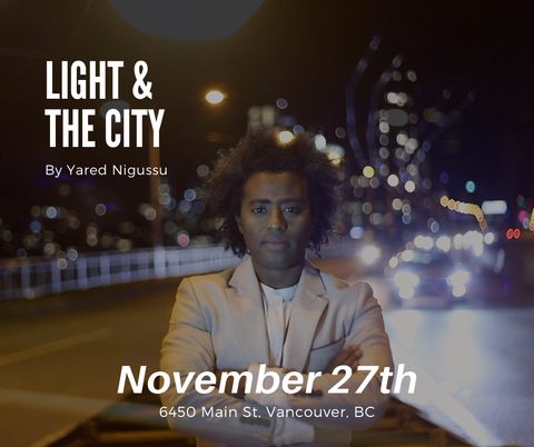 Light & The City — exhibition poster, Main Street, Vancouver